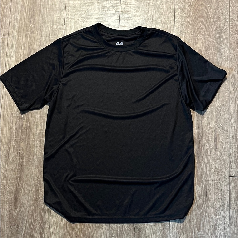 Men’s A4 Black Short Sleeve Sports Athletic Wear Tee Size S